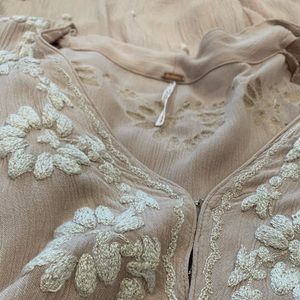 Embroidered Fable Midi Dress